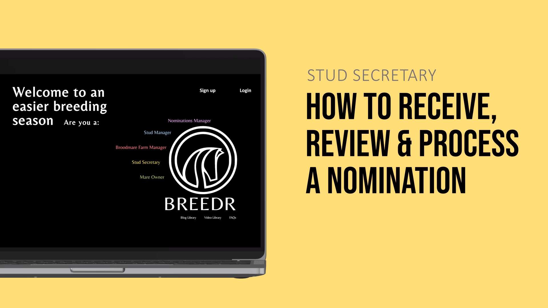 Stud Secretary How to receive review process a nomination